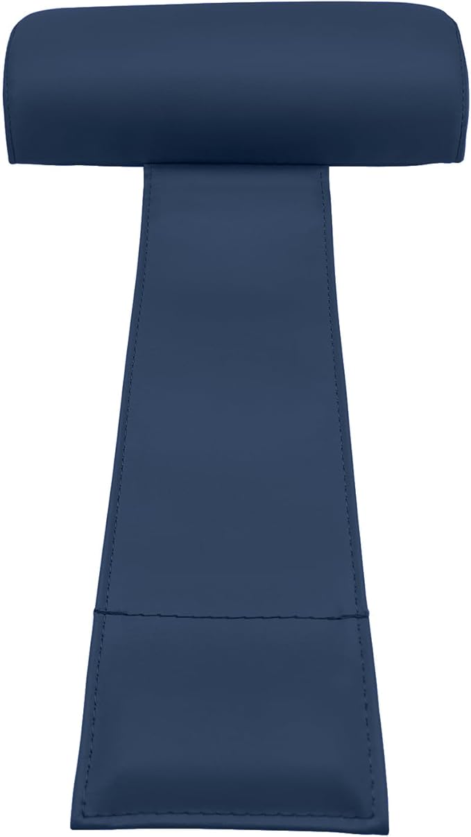 Poolzilla Universal Blue Spa Pillow, Made of Soft Foam for Outdoor Hot Tubs and Chaise lounges - Adjustable Headrest and Weighted that Fits Any Spa