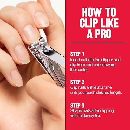 Revlon Nail Clipper with File, Silver, 1 Count - Image 6