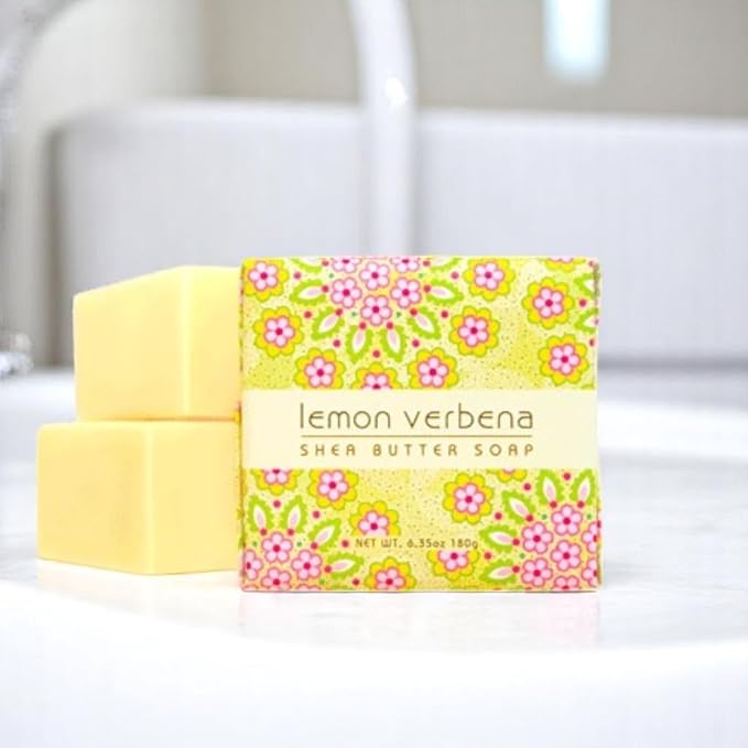 Greenwich Bay Mini Botanical Soap Bars – 12 Pack 1.9 oz Each – Individually Wrapped Guest Soaps for Airbnb, Spa, Travel, Bath – Travel Size Bar Soap Set, Lemon Verbena