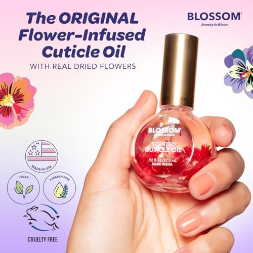 Blossom Cuticle Oil for Nails, Scented Nail Oil Cuticle Care, 0.92 fl. oz - Image 3