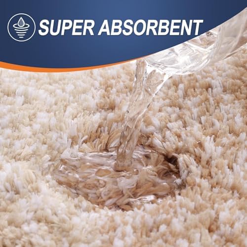 OLANLY Bathroom Runner Rug 59x20, Extra Soft Absorbent Microfiber Bath Rugs - Image 3