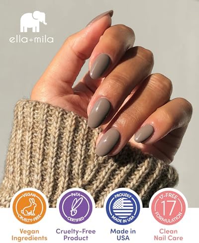 ella+mila Cuticle Oil for Nails - Sweet Almond & Castor, Vegan, 2.3 fl oz - Image 6
