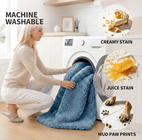 ILANGO Bathroom Rugs 36" × 24", Extra Soft Absorbent Microfiber Bath Rugs - Image 3