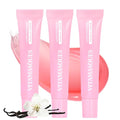 Vitamasques Lip Butter Balm Vanilla Creme Pack of 3, Korean Lip Balm - Peptide Lip Treatment - Lip Balm Hydrating - Light Tinted Lip balm - Made in Korea - 0.33 fl.oz