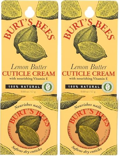 Burt's Bees Cuticle Cream Lemon Butter, 0.6 Oz (Pack of 2) by BurtsBees