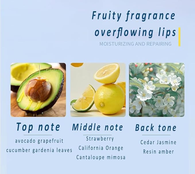2 Pack Hyaluronic Acid Lip Balm - Refreshing Soothing Eliminate Lip Lines Lip Balm, Hydrates, Softens and Reduces Lip Lines Relieve Dryness Alcohol-Free Nourishes All Lip Skin Types