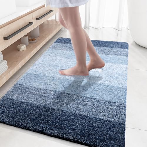 OLANLY Large Bathroom Rugs 44x32, Extra Soft Absorbent Microfiber Bath Rugs by OLANLY