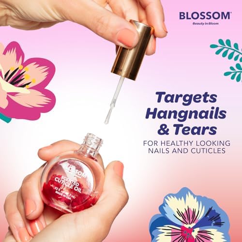 Blossom Cuticle Oil for Nails, Infused with Real Flowers, Apple, 0.5 fl. oz - Image 4