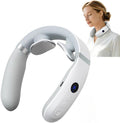 AiRunTech Neck Massager with Heat, Portable Electric Neck Massager with Heat for Painful Shoulder, White, Relaxing Gifts for Men Women, Suitable for Office Home Outdoor Use