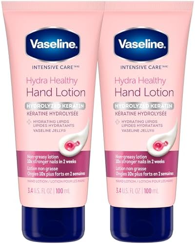 Vaseline healthy hands and stronger nails cream with keratin 75 ml by Vaseline