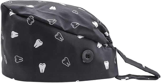 3Pcs Gourd-Shaped Working Caps with Upgrade Sweatband Adjustable Hats Head Cover for Women/Men