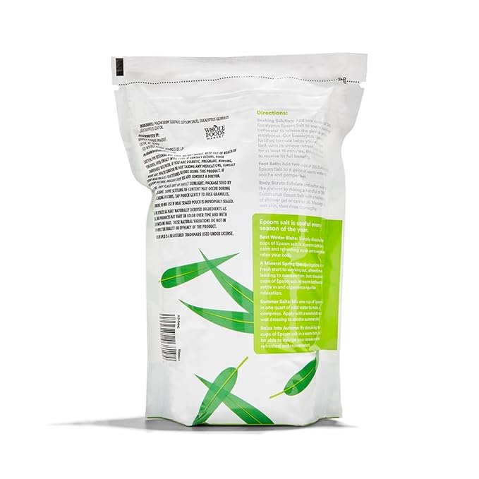 365 by Whole Foods Market, Epsom Salt Soaking Solution, Eucalyptus, 48 Ounce