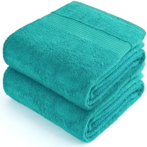 Cotton Paradise 100% Cotton Hand Towels, 2 Piece 35x70 Hand Bath Towels, Turquoise - Image 6