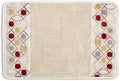 Zahari Home Sedona Modern Bathroom Rug Classic Luxury Bath Rug Contemporary Decor Beautiful Shower Mat Unique Design Stylish Bathroom Rug Bath Shower Tub Decor by ZahariHome