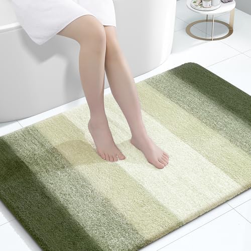 OLANLY Large Bathroom Rugs 44x32, Extra Soft Absorbent Microfiber Bath Rugs by OLANLY
