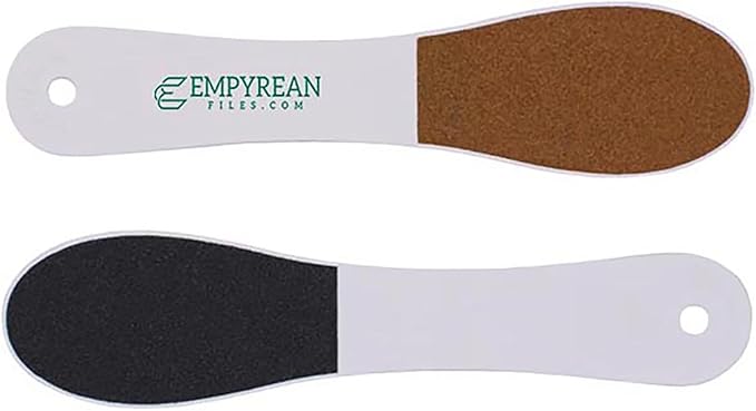 Empyrean Foot Callus Remover File, Dual Grit 80/100, Made in USA, Washable Reusable Foot Scraper for Hard Skin and Cracked Heels