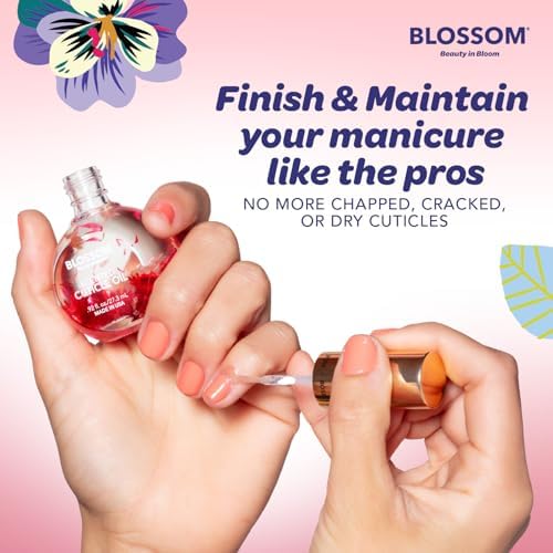 Blossom Cuticle Oil for Nails, Rose, 0.5 fl. oz (Pack of 2) - Image 5