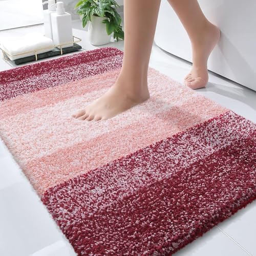 OLANLY Bathroom Rugs Mat 36x24, Extra Soft Absorbent Microfiber Bath Rugs by OLANLY