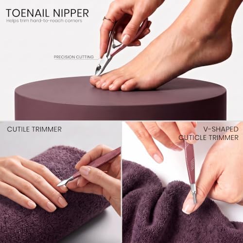 Utopia Care Manicure Set Professional Nail Clippers Kit - Image 7
