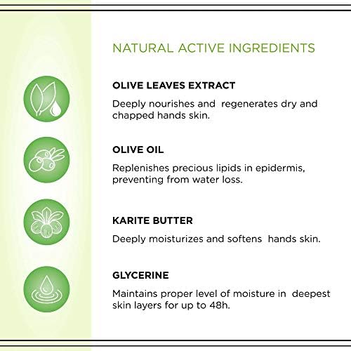 EVELINE COSMETICS Glicerini Hand and Nail Cream Olive - Image 4