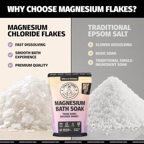 Coach Soak Magnesium Bath Soak - 3 lb, Vanilla & Patchouli Bath Salts - Image 6