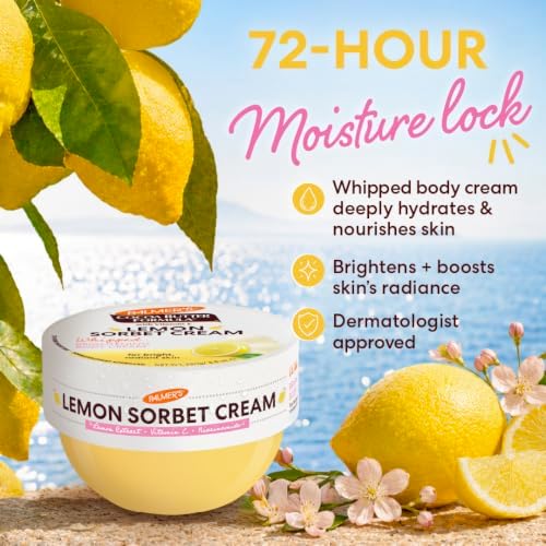 Palmer's Cocoa Butter Formula, Lemon Sorbet Whipped Body Cream (8.8 fl oz) - Image 3