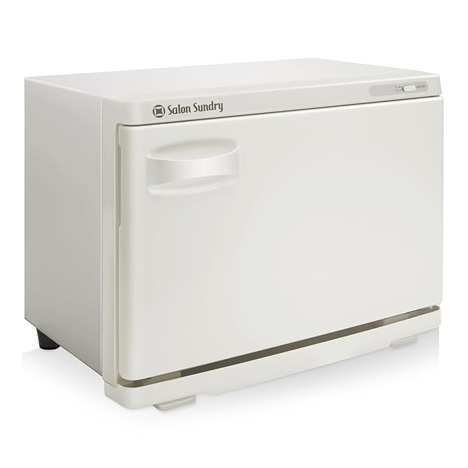 Salon Sundry Professional High Capacity Hot Towel Warmer Cabinet - Facial Spa and Salon Equipment - White