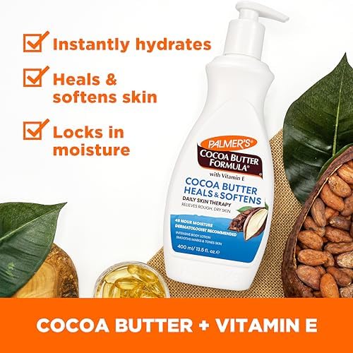 Palmer's Cocoa Butter Body Lotion Formula, Daily Skin Therapy (13.5 Fl Oz) - Image 2