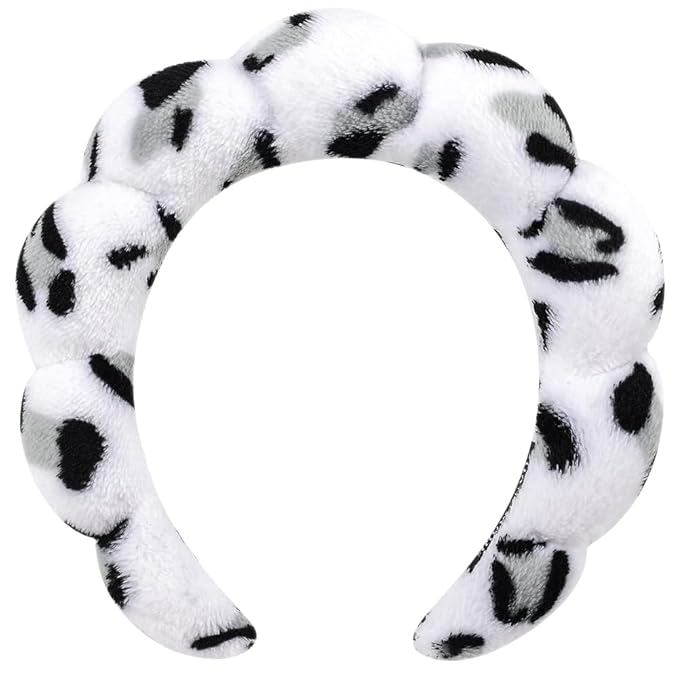 Spa Terry Cloth Headbands for Face Washing, Makeup Application, Skincare Treatments and Mask Wear