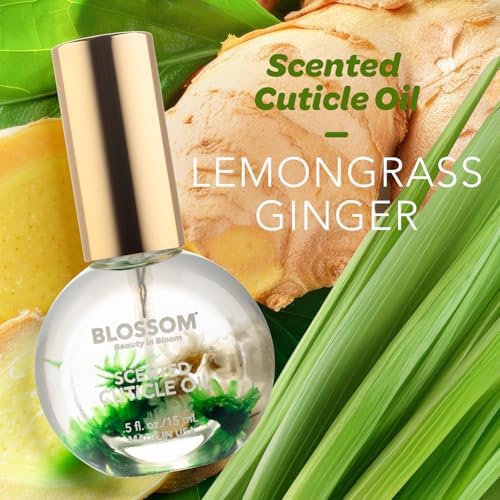 Blossom Cuticle Oil for Nails, Hydrating, Moisturizing, Scented Nail Oil Cuticle Care, Infused with Real Flowers, Made in USA, 0.5 fl. oz, Amazon Exclusive, Lemon Cookie - Image 2