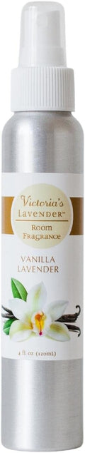 Victoria's Lavender Room Fragrance Spray - Air Freshener & Odor Eliminator - Vanilla Lavender Spray - Luxury Essential Oil Scent for Home & Bathroom - Aromatherapy Relaxation - 1 Pack, 4 fl oz
