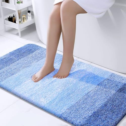 OLANLY Bathroom Runner Rug 40x24, Extra Soft Absorbent Microfiber Bath Rugs by OLANLY