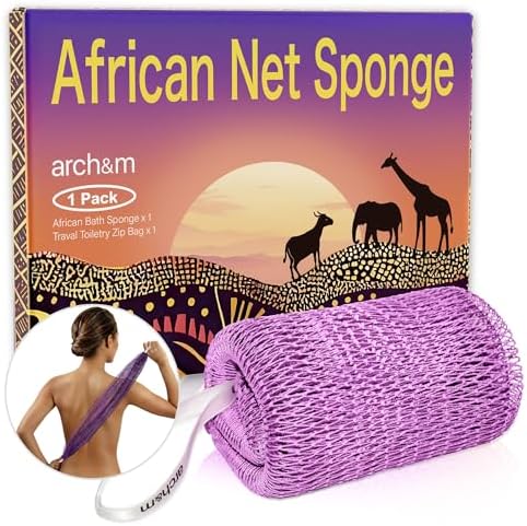 ARCH&M African Exfoliating Net Sponge with Knots by ARCHM