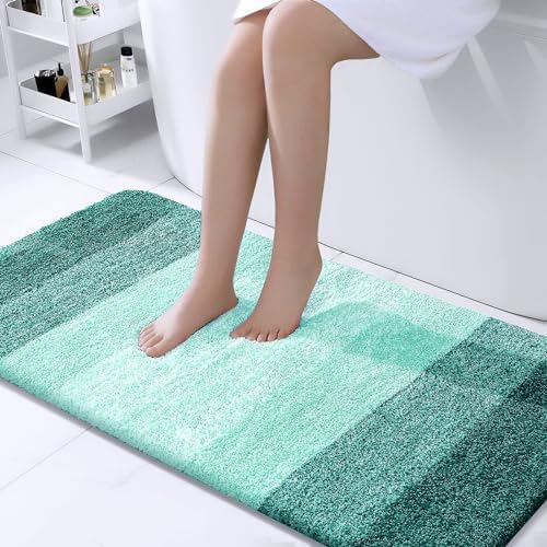 OLANLY Bathroom Runner Rug 44x24, Extra Soft Absorbent Microfiber Bath Rugs by OLANLY