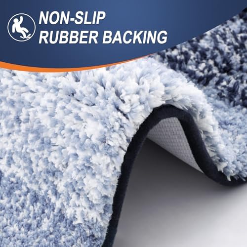 OLANLY Bathroom Runner Rug 40x24, Extra Soft Absorbent Microfiber Bath Rugs - Image 5