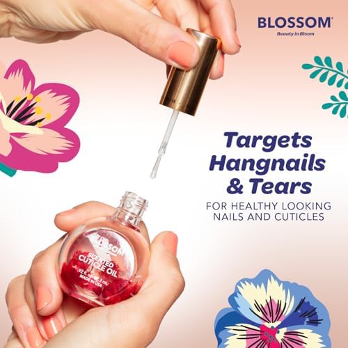 Blossom Cuticle Oil for Nails, Moisturizing, Chocolate Truffle, 0.5 fl. oz - Image 4