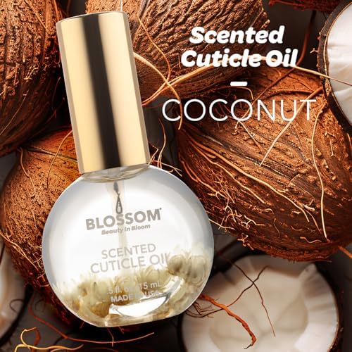 Blossom Cuticle Oil for Nails, Hydrating, Moisturizing, Coconut, 0.5 fl. oz - Image 2