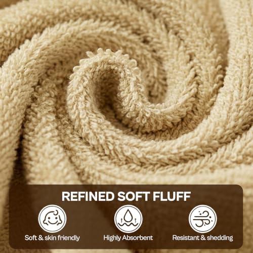 Utopia Towels 12 Pack Washcloths, 12x12 in, 100% Cotton, Variety - Image 3