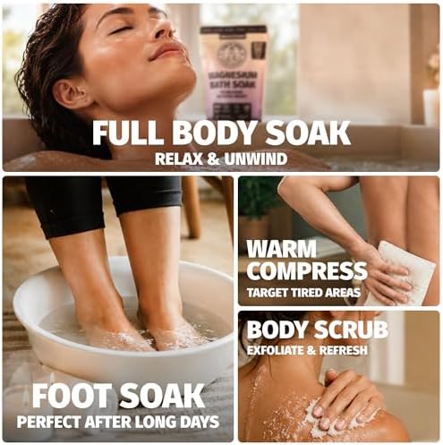 Coach Soak Magnesium Bath Soak - 3 lb, Vanilla & Patchouli Bath Salts - Image 4