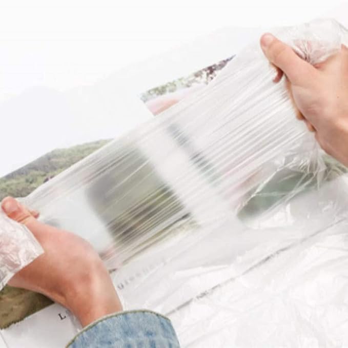 Disposable Sauna Sheeting, heeguosons Plastic Sheeting for Body Wrapping Home Use Far Infrared Sauna Blanket Liners for Keeping Heat 39'' x 78'' (90pcs/Bag)