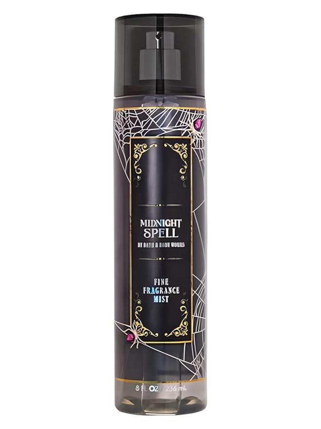 Bath and Body Works Fine Body Fragrance Mist 8 Fluid Ounce (Midnight Spell)