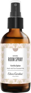 Edens Garden Vanilla Spice Aromatherapy Room Spray – Natural Essential Oil Air Freshener for Home, Fall & Holiday Season, Calming Long-Lasting Scent, 4 fl oz (118 ml)