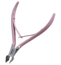 Professional Cuticle Trimmer Nail Cuticle Cutter Stainless Steel Cuticle Nippers with Sharp Blades of Cuticle Remover Clippers Manicure Tools Double Spring for Nail Care Pedicure Nail Tools (Rose)