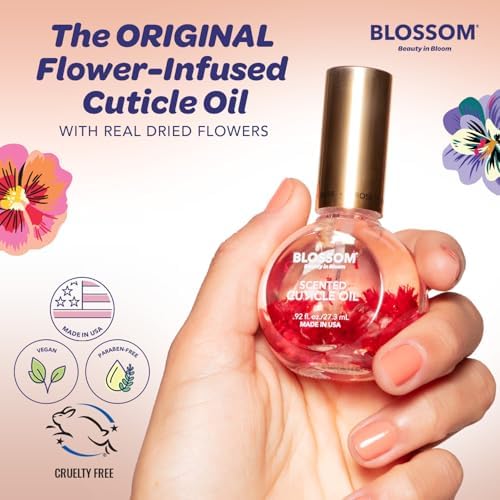 Blossom Cuticle Oil for Nails, Moisturizing, Chocolate Truffle, 0.5 fl. oz - Image 3