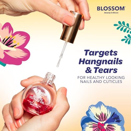 Blossom Cuticle Oil for Nails, Moisturizing, Glazed Donut, Made, 0.5 fl. oz - Image 4