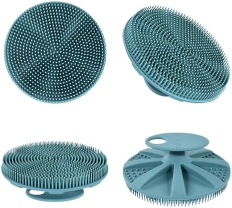 INNERNEED Food-Grade Soft Silicone Body Scrubber Brush, Silver Zinc Infused - Image 7
