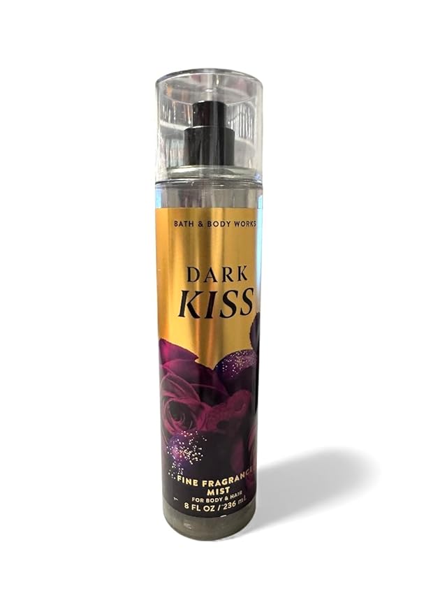 Bath and Body Works Fine Body Fragrance Mist 8 Fluid Ounce (Dark Kiss)