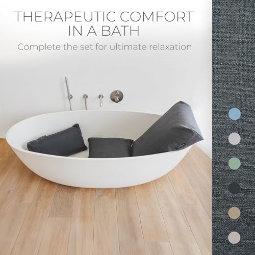 BADESOFA® Luxury Bathtub Seat Cushion in Charcoal - Image 2