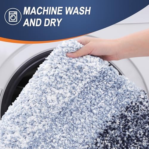 OLANLY Bathroom Runner Rug 45x27, Extra Soft Absorbent Microfiber Bath Rugs - Image 6