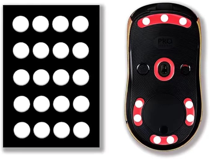 X-Raypad Jade Speed Mouse Skates, Offers Excelent Wear Resistance, Speed & Control Abrasion Resistance, Curved Edge, Move More smoothly, Suitable for Cloth Mouse Pads & Glassmouse Pads (Jade)